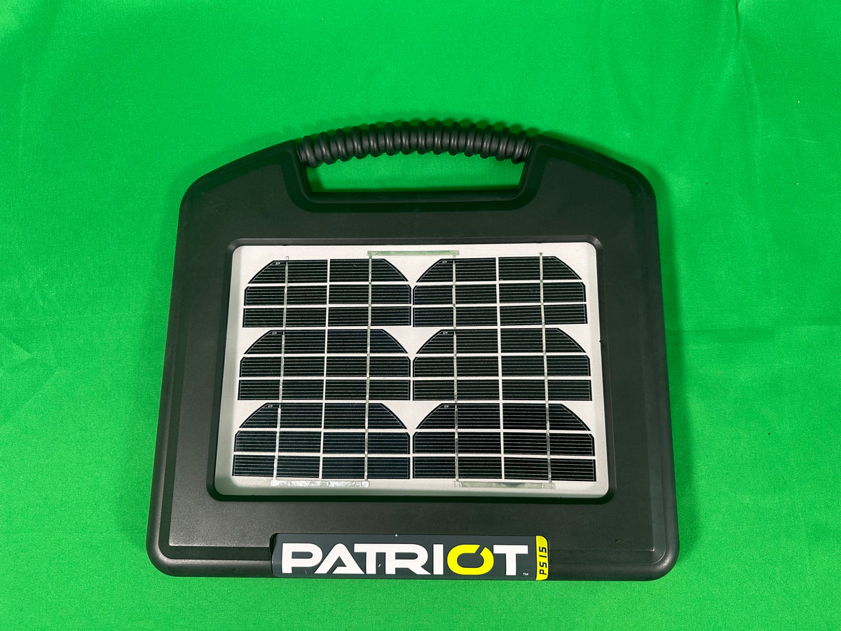 Buy Here! Replacement Patriot PS15 Solar Panel and Facia – Patriot Electric  Fence Chargers, Fencing and Farm Supplies from Valley Farm Supply