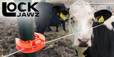 Lock Jawz 360° T-Post Insulator | 25 Pack | Orange - Speedritechargers.com