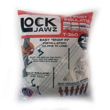 Lock Jawz 360° T-Post Insulator | 25 Pack | White - Speedritechargers.com