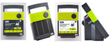 Patriot Solar SG80 electric fence charger from all sides on white background