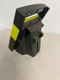 Black and yellow patriot sg80 fence charger case on a white background
