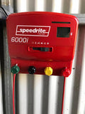 Speedrite 6000i electric fence Unigizer on a metal background