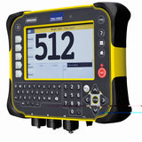 Tru-Test XR5000 Livestock Scale Indicator is yellow and black with large readable numbers on white background