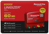 Speedrite Datamar 6000i Unigizer packaging with product image and specifications on a red background