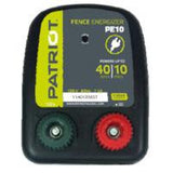PATRIOT PE10 110V AC POWERED ELECTRIC FENCE CHARGER FOR 10 MILES OR 40 ACRES OF FENCE WIRE