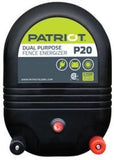 PATRIOT P20 AC/DC DUAL POWERED FENCE CHARGER, 50 MILE / 165 ACRE | FREE SHIPPING AND FENCE TESTER - Speedritechargers.com