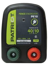Patriot PE10 10-Mile Ac Hardwired Electric Fence Charger