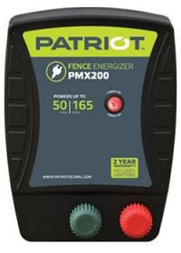 PATRIOT PMX 200 110V AC POWERED FENCE CHARGER, 50 MILE / 165 ACRE | FREE SHIPPING AND FENCE TESTER - Speedritechargers.com