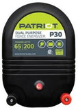 PATRIOT P30 AC/DC DUAL POWERED FENCE CHARGER, 65 MILE / 200 ACRE