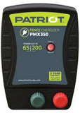 patriot pmx 350 110v ac powered fence charger, rated for 65 mile / 200 acre 