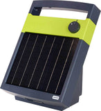 Patriot SG500 SolarGuard 500 Solar Powered Fence Charger is green and black with white background