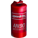 Speedrite AN90 electric fence charger is red Wirth white background