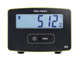 Tru-Test S3 cattle and Livestock Scale Head with large numbers that read 512 pounds with power buttons