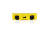 Plug in terminal connector of a Tru-Test S3 cattle Scale indicator head that is yellow