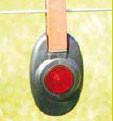 Patriot Fence Alert Warning Light  with green background