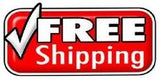 Tru-Test Free Shipping logo is red a white