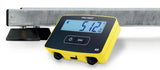Tru-Test S3 Complete Livestock Scale set up includes metal load bars and yellow and black indicator with large letters
